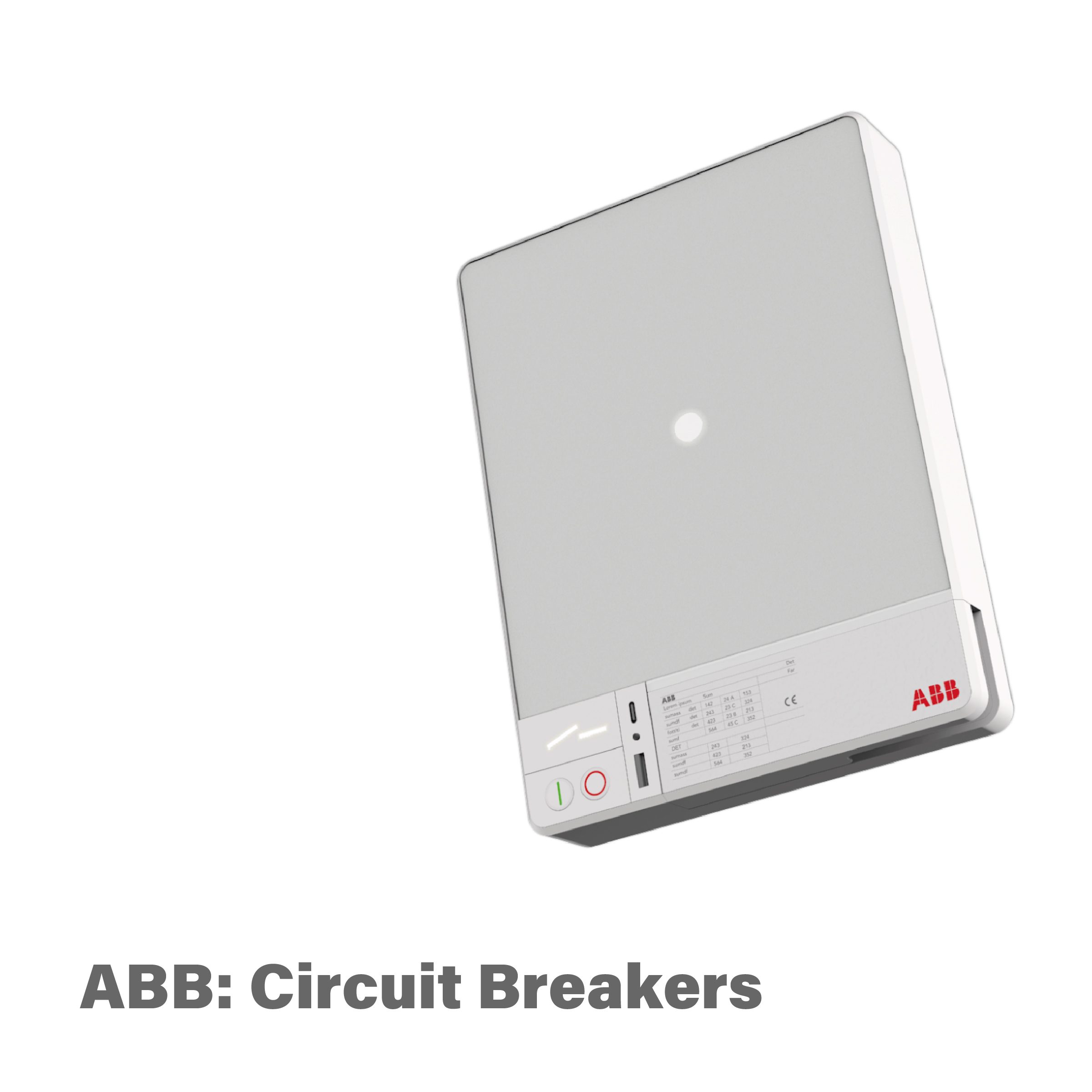 ABB Circuit Breakers product design by Vladimir Bozanic