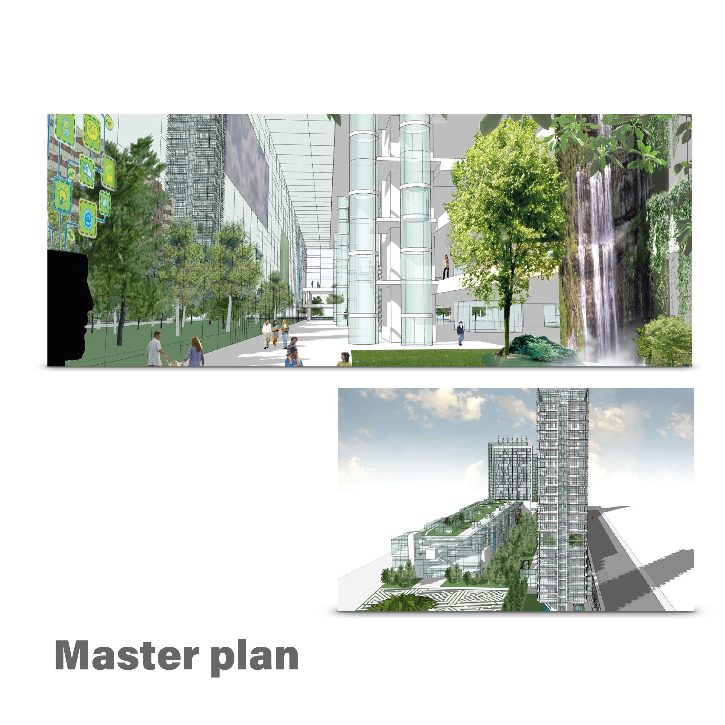 Architectural master plan visualization by Vladimir Bozanic